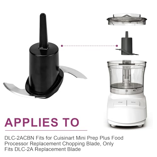 DLC-2A Replacement Chopping Blade for Cuisinart Mini Prep Plus, Fits DLC-2A/2ATQ/2AR/2APK