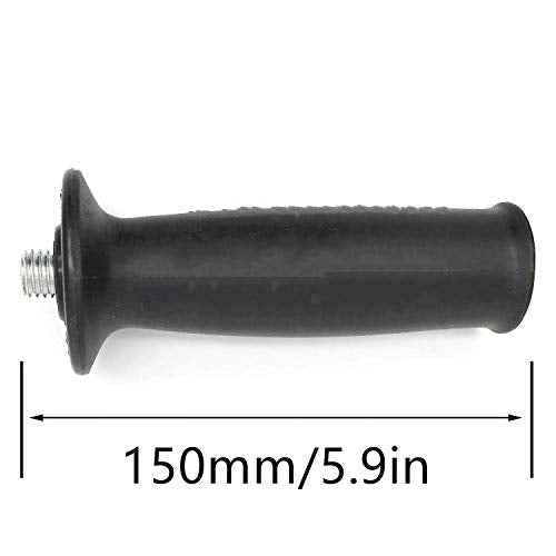 XMHF 12mm Dia Thread Plastic Angle Grinder Sander Handle Tool Black 2Pcs