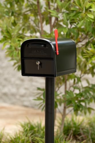 Architectural Mailboxes Oasis 360 Locking Parcel Mailbox - Extra Large, Black