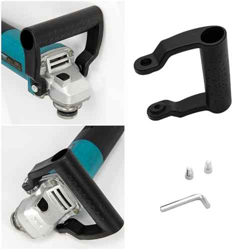 2 Pack Angle Grinder Handle Replacement U Shape Non-Slip Loop Grip for 8mm Thread Screw Grinders Hand Wheel Rotating Cutting Polishing Sander Cutter Machine