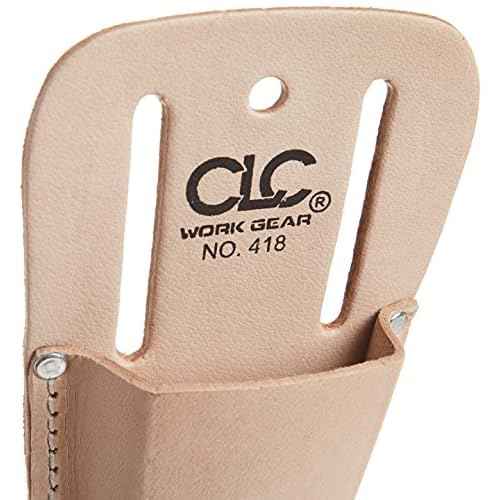 Custom Leathercraft - 1535046 CLC 418 Plier Tool Holder, Heavy Duty, Closed End,Tan