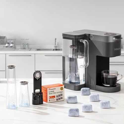Fanativita 6 Pack Keurig Water Filter Cartridges Compatible with All Models