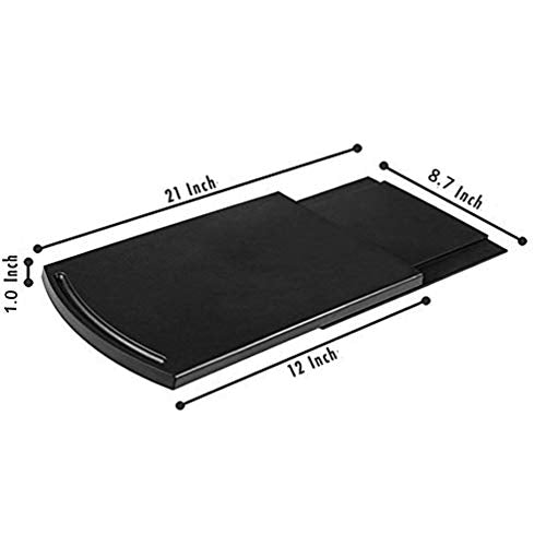 HauSun 1 Set Sliding Tray Mat for Coffee Makers & Small Kitchen Appliances – Heavy-Duty Under-Cabinet Cabinet Caddy