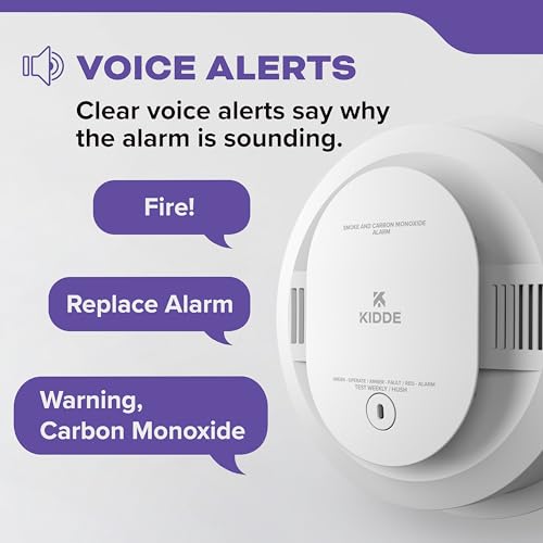 Kidde Smoke & CO Detector 30CUAR-V Hardwired with AA Backup 1 Pack