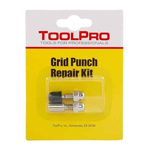 Grid Punch for ToolPro 1/8 inch Aluminum Pull Rivets Works with ToolPro Model Numbers: TP05080, TP05085, TP05090, & TP05095 (Repair Kit)