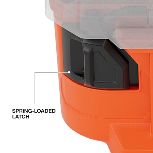 Klein Tools MODbox Tall Component Box Half Width with 4 Removable Bins | 10 Compartments