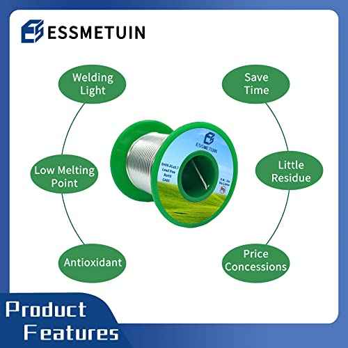 Lead Free Solder Wire(Sn99.3Cu0.7) For Plumbing Solder/Stained Glass/Crafts/Jewelry 217¡É Melting Point 2.0MM No Flux,ROHS(8oz)