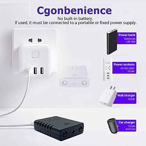 Hidden Spy Mini Camera 1080P Security Wireless WiFi Camera Home Indoor Outdoor Wireless Cam Small Home Security Camears Nanny Cam Wireles Cameras Motion Detection, Night Vision