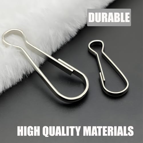 25mm Stainless Steel Spring Snap Hooks - 100 Pack, Durable & Rust-Resistant
