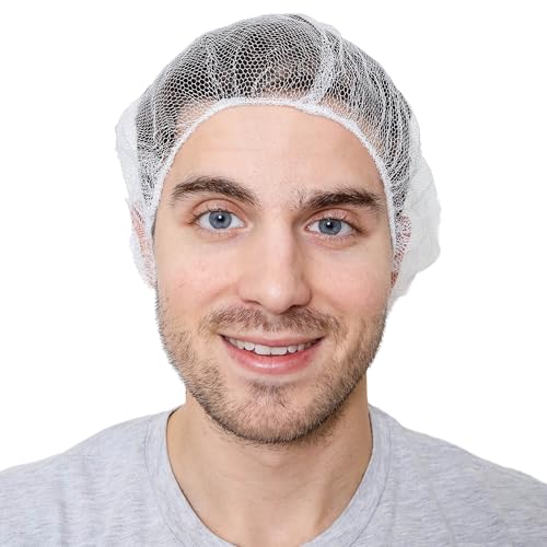 Disposable Honeycomb Nylon Hair Nets | Breathable | 1,000 Count [BLACK | BLUE | BROWN | WHITE |18¡±|21¡±|24¡±|28¡±]