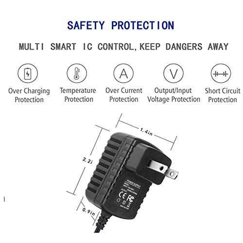 Charger for Black and Decker Dustbuster Smartech Handheld Vacuum 90602522-01 N561340 HHVJ315JMF71 HHVJ315JD10 HHVK320J10 HHVK320JZ01 HHVK320J61 Power Cord