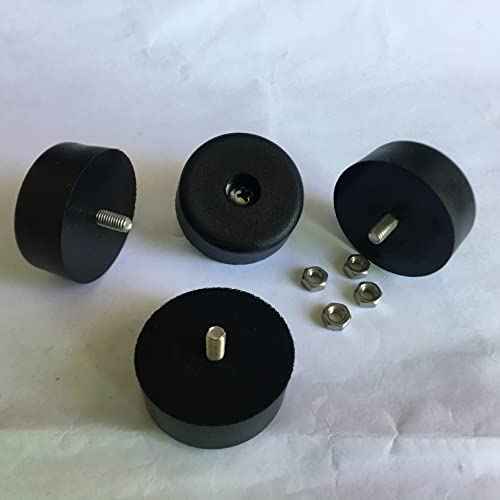 4 Set Rubber Foot Mount With Mounting Screws And Nuts