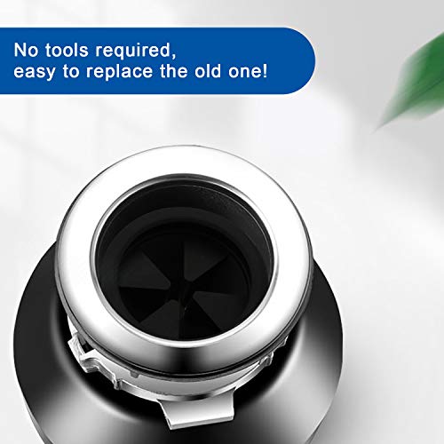 CLEESINK 3 1/8 Inch Garbage Disposal Splash Guard Collar - Food Waste Disposer Accessory (1 Pack)