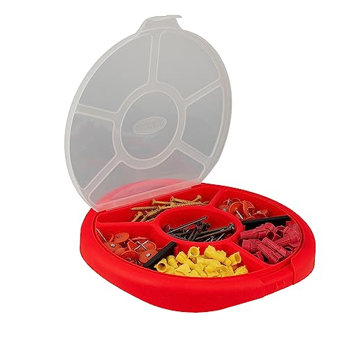 Bucket Boss Bucket Seat Small Parts Organizer 10010 – Red, Pack of 1