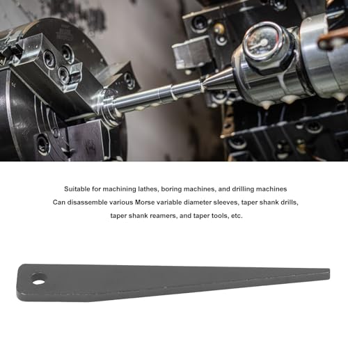 Jadeshay Morse Taper Drift Key, MT1 MT2 High Hardness Silicon Manganese Steel Ejecting Drift for Machining Lathe, Boring and Drilling Machines