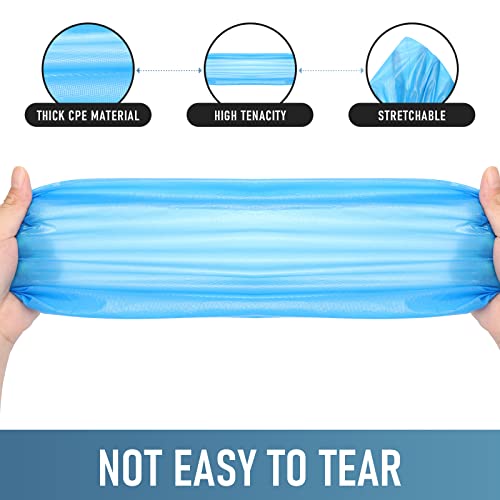 Buself Pack of 100 Disposable Non-Slip Waterproof Shoe Covers for Indoor & Outdoor Use, Fits Up to US 11 Men & 13 Women