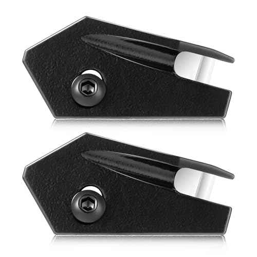 Enhon 2 Pack V Cutter Nmsc Cable Stripper, Stainless Steel Wire Cutter Nm Wire Stripper Tool, Knife Attachment, Black