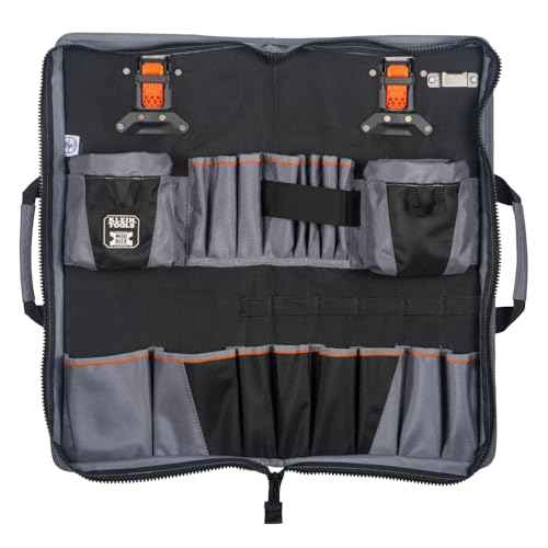 Klein Tools 54813MB MODBox Utility Cart Tool Apron, Tool Storage Organizer, Utility Cart Accessories, Zips Closed for Storage or Transport