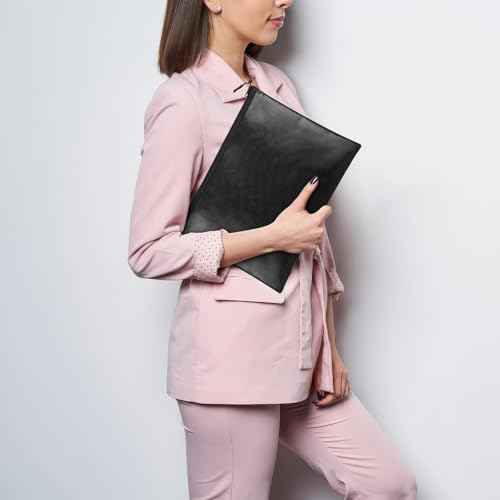 Fireproof Document Bag (10"x13.5"), Waterproof Holder with Zipper for Passport, Important Papers, Cash, Money and Valuables, Secure Storage Organizer for Travel, Home, Office