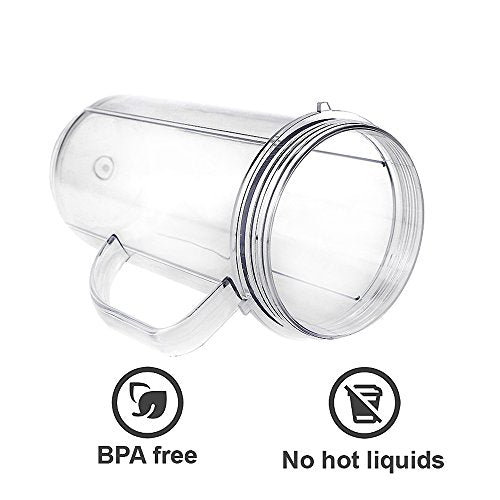 QueenTrade 22oz Tall Blender Cup with Handle for Magic Bullet 250W