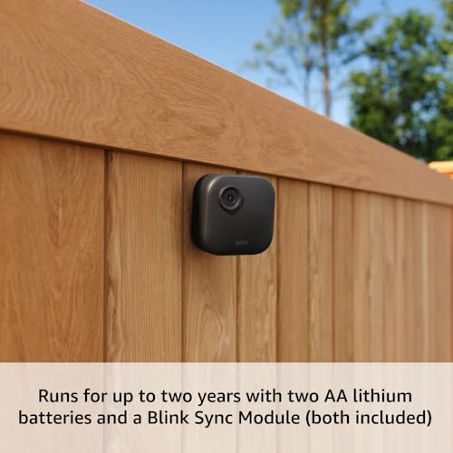 Blink Outdoor 4 Wireless Security Camera System with 3 Cameras, 2-Year Battery Life, 1080p HD Night Vision & Two-Way Audio
