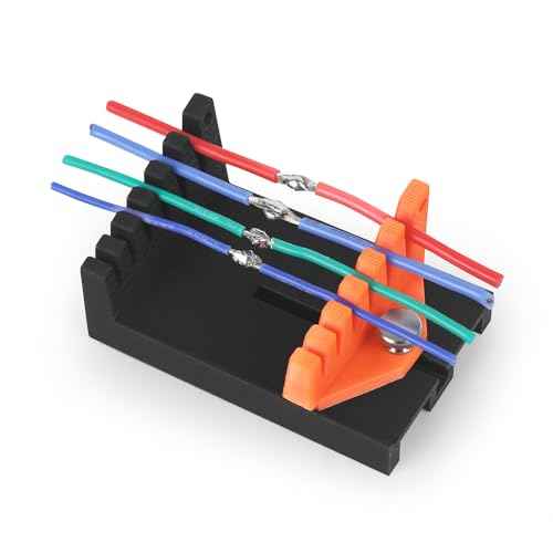 Adjustable Helping Hands Soldering - Solder Wire Holder Stand for Faster, Easier Solder - Third Hand Tool Holds 32-12 AWG Wire Securely, Easier Wire Splicing & Assembly