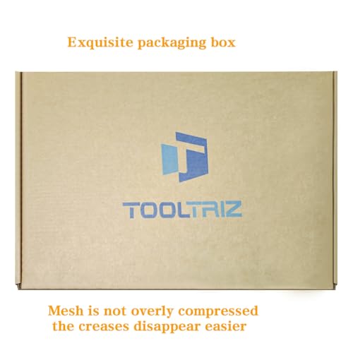 TOOLTRIZ 48 x 118 Inch Charcoal Fiberglass Window & Screen Door Replacement Mesh