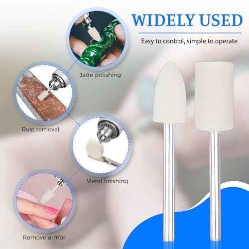 100pcs Wheel polishing kit for dremel,With1/8 Shank for dremel Buffing Wheels,Suitable for polishing Smooth Surfaces Such as Cultural relics, Jewelry, and Aluminum