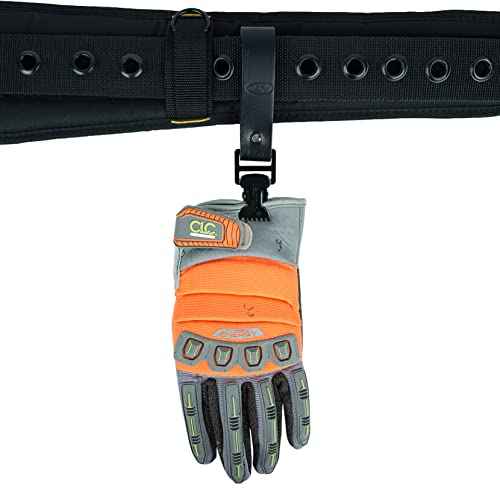 MELOTOUGH Leather Glove Clip Glove Holder Clip for Work Holder Glove Belt Clip Holder