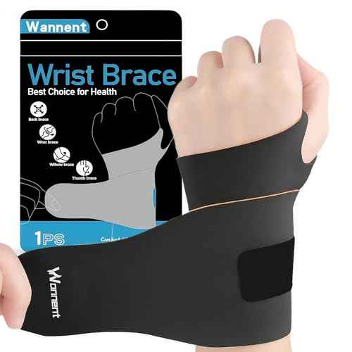 Wrist Brace,Carpal Tunnel Wrist Brace Wrist Wraps Wrist Support Tendonitis Sprains(M-grey11)