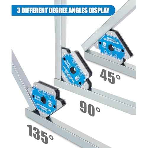 110 LB Welding Magnets Clamp Sets-4 Pieces of Magnetic Welding Holder 110 LBS Holding Power Welder Tools and Accessories