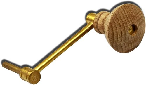 Grandfather Clock Winding Key Crank Winder Mainspring Key Clock Winding Tool Brass Made (Key No. 9-4.5mm I.D.)