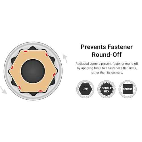 TEKTON 1/2 Inch Drive x 25 mm Deep 12-Point Socket | SHD23325