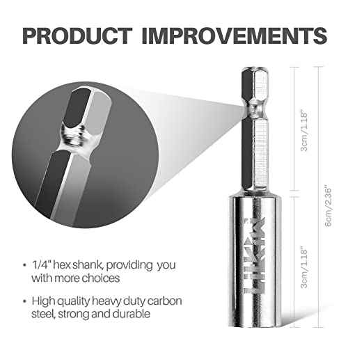 1/4-Inch Hex Shank Rotary Drill Saw(with 5PCS Blades),HSS Saw Disc Wheel Cutting Blades for Drills Rotary Tools