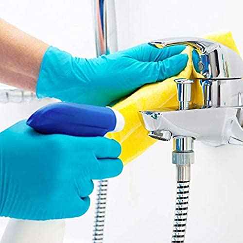 Jointown Basic Medical Blue Nitrile Exam Gloves - Latex-Free & Powder-Free - NGPF7001(Case of 1,000), Small