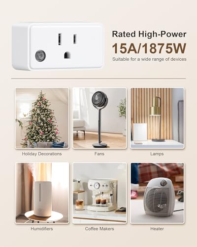 3 Independent Remote Control Outlets with Wireless Wall Switch - Treewell
