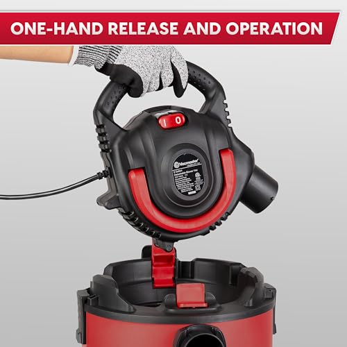 Vacmaster 6 Gallon 5 Peak HP Wet Dry Shop Vacuum with Detachable Blower