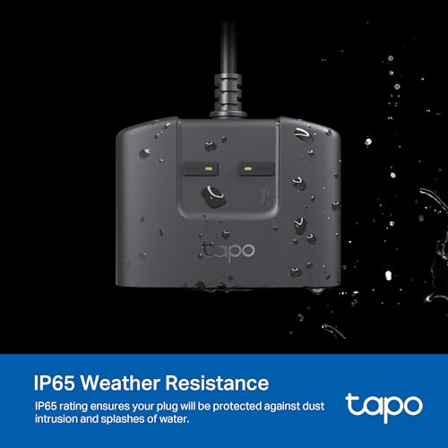 Tapo P400M Outdoor Smart Plug 2-Socket, Weatherproof & Matter Compatible