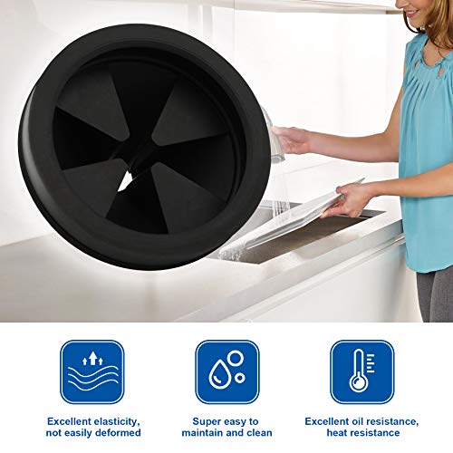 CLEESINK 3 1/8 Inch Garbage Disposal Splash Guard Collar - Food Waste Disposer Accessory (1 Pack)