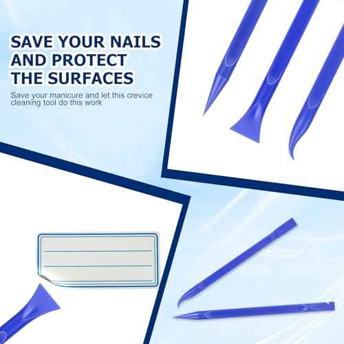 18PCS Plastic Scrapers Non Scratch, Car Crevice Cleaning Tool Multi-use Small Paint Scraper Tool Car Detailing Supplies for Cleaning Pen-Shaped Scrapers for Removing Labels,Stickers,Paint,Dirt