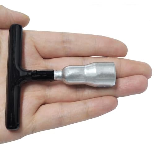 Wing Nut Tool, T Handle Wing Nut Hand Tool, Wing Nut Driver for Eye Screws and Screw-in Hooks Heavy Duty Metal Manual Installation Tightening Release Portable Wing Nuts Tool