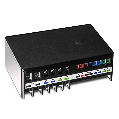 Zooz Z-Wave Long Range MultiRelay ZEN16 800LR for Garage Doors, Sprinklers, Gas Fireplace; 3 Dry Contact Relays (15A, 15A, 20A); 12-24 V AC/DC or USB C Power; Signal Repeater; Hub Required