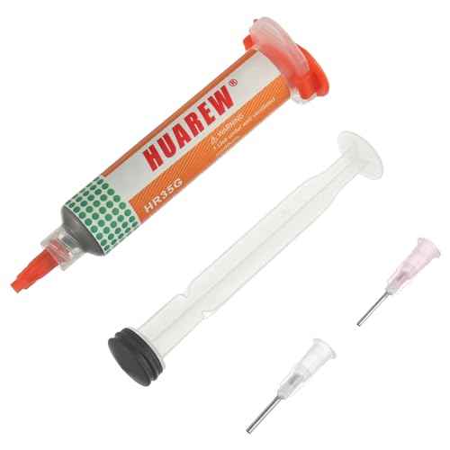 Sn42/Bi58 Lead Free Solder Paste 138¡ÆC Welding Tin Paste with Syringe Comes 2 dispensing tools 1 push rod welding BGA SMT (1.05oz/35g)
