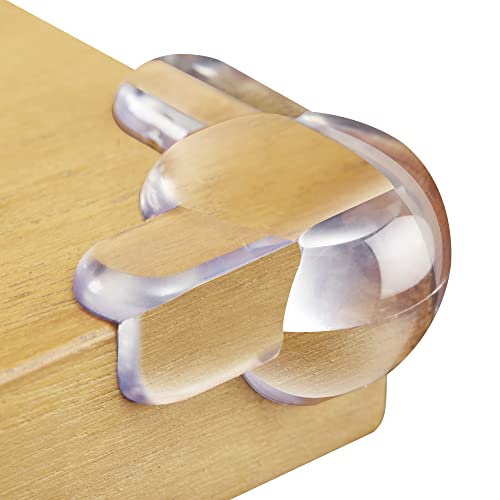 Baby Corner Protectors 12 Pack - Transparent Edge Guards for Babyproofing