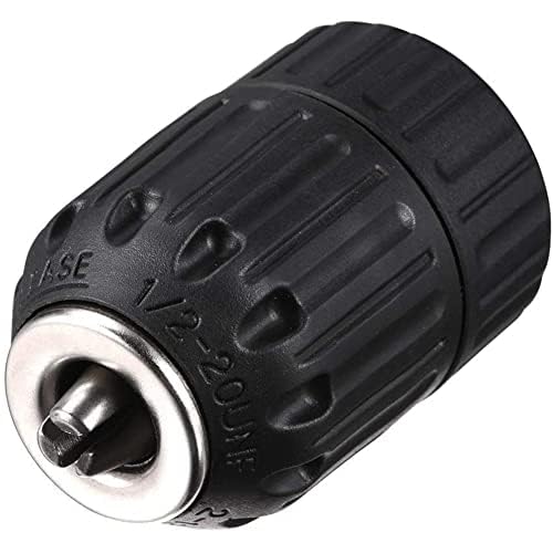 YXQ 2.0-13mm Tapered Keyless Drill Chuck 1/2"-20 UNF Mount Hammer Conversion Quick Change Electric Drill Electric Accessories Tool