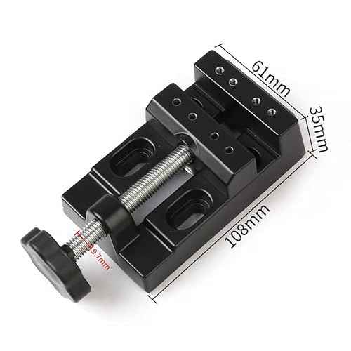 Mini Bench Clamp Flat Table Vice - Multifunctional Jewelry Carving Tool with Adjustable Jaws for Watch Repair, Sculpture Craft, and Walnut Carving. Perfect for DIY Enthusiasts