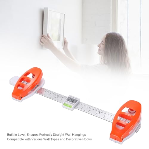 Luocute Picture Hanging Level Tool - Sturdy ABS Wall Decor Alignment Ruler