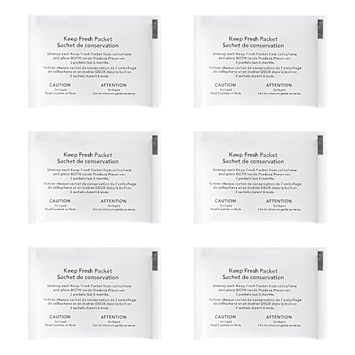 Refrigerator Produce Preserver W10346771A Pack of 6 (Includes 3 Replacement Sets)
