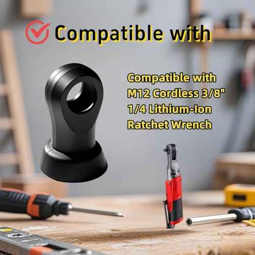 Impact Protective Rubber Boot Rubber Tool Cover Compatible with M12 2456-20 2457-20 Cordless 3/8" 1/4 Lithium-lon Ratchet Replace#: 49-16-2457