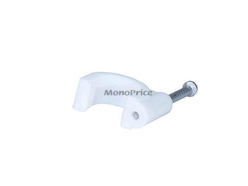 Monoprice Circle cable clips with steel nail, 10mm, 100pcs/Pack